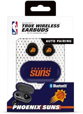 SOAR NBA True Wireless Earbuds V.2 – Elevate Your Audio Experience with State-of-the-Art Bluetooth 5.0, Exceptional Sound Quality, and Official NBA Branding for Ultimate Fan Engagement, Designed for Comfort and Hands-Free Convenience