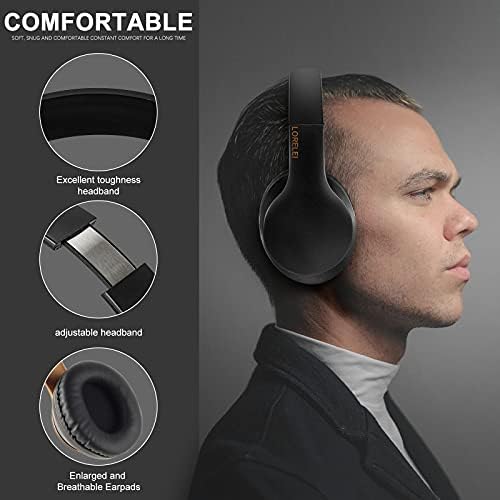 Discover the LORELEI X6 Over-Ear Headphones – Your Ultimate Companion for Unmatched Audio Bliss and Comfort in Sleek Space Black. Experience immersive sound with deep stereo bass that elevates your favorite music, podcasts, and gaming to new heights. Designed for both portability and style, these foldable headphones are lightweight and perfect for on-the-go lifestyles, featuring a tangle-free 1.45 m wired cable that ensures hassle-free listening. Enjoy the built-in microphone for seamless hands-free calls, making them ideal for multitasking. The cushioned ear pads provide all-day comfort, allowing you to lose yourself in your audio world without distraction. Compatible with smartphones, tablets, and MP3 players, the LORELEI X6 is crafted for durability and performance. Transform every moment into a rich sound experience with premium quality sound that’s built to last. Upgrade your audio journey today with the LORELEI X6 Over-Ear Headphones!