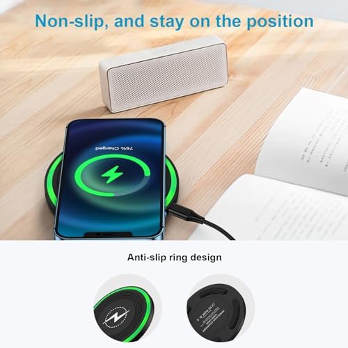 Effortless Power: S25 Edge 15 W Wireless Fast Charging Pad for Samsung Galaxy Devices – Ultimate Compatibility from S20 to S25 Ultra, Note 20, and Z Fold Series – Stylish, Compact, and Safe Design for Home or Office Use – Experience Superior Convenience and Efficiency with Qi Compatible Technology