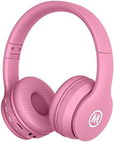 Vibrant Purple Bluetooth Headphones for Kids – Ultimate 60-Hour Playtime, Safe Volume Limiting, Foldable Over-Ear Design, Microphone & AUX Input – Perfect Wireless Headset for School, Home, and Travel Fun