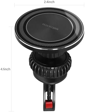 Transform Your Driving Experience with an Advanced Magnetic Car Phone Holder – 360° Rotating Mount for Effortless Navigation and Hands-Free Communication, Equipped with Dual Magnetic Rings for Exceptional Stability, Compatible with i Phone Models 16, 15, 14, and 13 – Sleek, Streamlined Design for Seamless Vehicle Integration and Optimal Safety