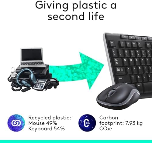 Logitech K270 Wireless Keyboard – Full-Size, 2.4 GHz Connectivity, 8 Multimedia Keys, 2-Year Battery Life, Stylish Rose Color for PCs and Laptops – Ultimate Comfort and Reliability for Productive Workspaces