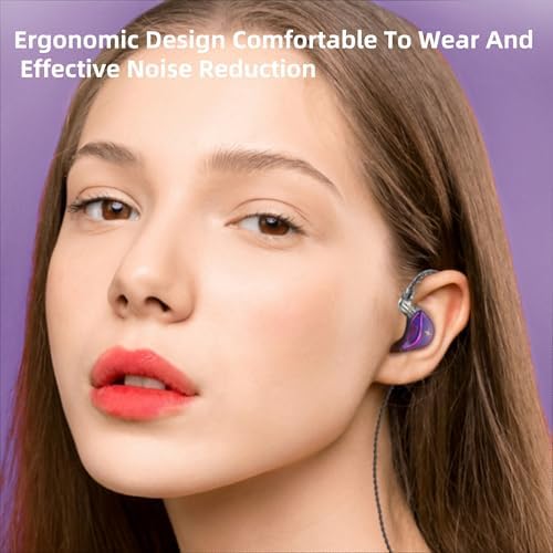 Transform Your Listening Journey with QKZ ZXT Hi-Fi In-Ear Monitors – Pro-Grade Gaming Earbuds with Detachable Cable for Musicians and Gamers – Experience Unmatched Audio Clarity, Versatile Device Compatibility, and Fashion-Forward Transparent Design for All-Day Comfort