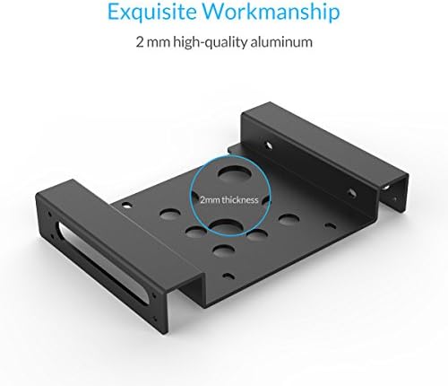 ORICO 5.25 Trayless Hot Swap Mobile Rack for 3.5-Inch SATA SSD and Hard Drives – Effortless Drive Exchange and Enhanced Compatibility for Streamlined Data Management
