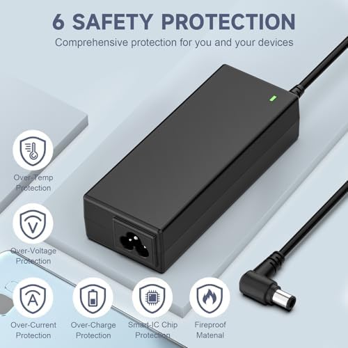19 V AC DC Power Adapter Charger for LG Monitors – Versatile High-Performance Power Solution for 19″ to 32″ Displays – Compatible with Multiple LG Models Including 24 LJ4540 and E2750 VR-SN – Reliable and Efficient Power Supply for Optimal Display Performance – Essential Accessory for Home and Office Electronics