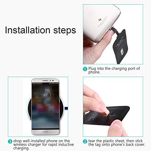 Enhance Your Charging Experience with Nillkin Qi Wireless Charging Receiver & Adapter for Google Pixel, Samsung Galaxy A Series, LG Phones – Fast Charging Module for USB-C Devices – Compact, Durable, and Effortless Power Solutions