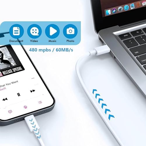 Power Your Apple i Pad Pro with the Ultimate USB C Charger – Fast 20 W Charging Kit with 6 ft Type C to C Cable, Perfect for i Pad 10 th Gen and All Models (2025-2018) – Sleek White 2-Pack for Home & Travel, Enhanced Durability and Safety Features