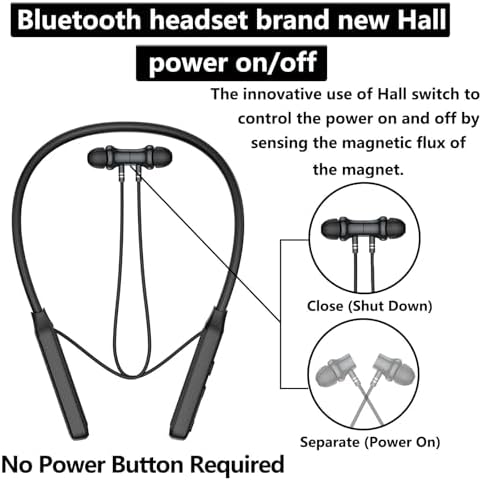 Revolutionary Bluetooth V5.2 Neckband Headphones – 35 Hours of Uninterrupted Sound, IPX7 Waterproof for Ultimate Workout Durability, and Powerful Deep Bass for Superior Audio Experience – Ideal for Daily Commuters and Fitness Enthusiasts with Ergonomic Comfort Design