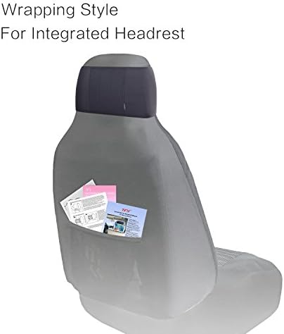 Universal Car Headrest Mount Holder by TFY – Hands-Free Entertainment for 4.5-6 Inch Phones & 7-10.5 Inch Tablets with Durable Silicon Net – Adjustable Angle Design for Optimal Viewing – Perfect for Family Road Trips & Daily Commutes