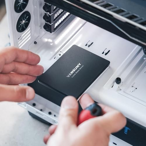 Upgrade Your PC or Laptop with Vansuny 128 GB SATA III SSD – High-Speed 2.5” Internal Solid State Drive with 450 MB/s Read Speed, Advanced 3 D NAND Flash for Enhanced Performance and Reliability