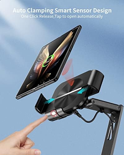 Dual-Function Wireless Charging Station for Samsung Z Fold Series & Galaxy Buds – Premium Aluminium Alloy Fast Charger with 20 W Adapter, Efficient 3-Coil Design for Seamless Charging Experience, Perfect for Home, Office, or Travel