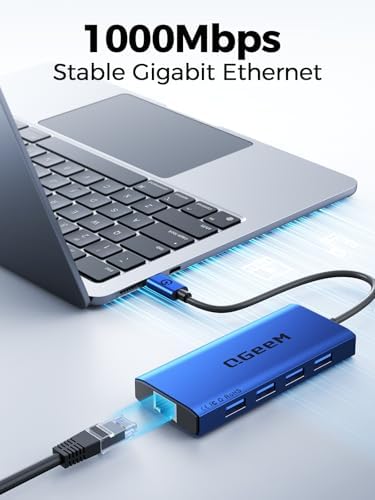 Unlock Seamless Connectivity with the QGee M 9-in-1 USB C Hub – The Ultimate Multi-Port Adapter for High-Speed Data Transfer, 4 K HDMI Output, and 100 W Power Delivery – Perfectly Compatible with Mac Book Pro, Air, i Pad, Dell, HP, Lenovo, and Chromebook – Compact, Stylish Blue Design for On-the-Go Professionals and Creatives