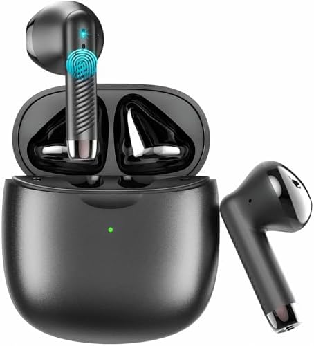 Discover the Ultimate Pink Bluetooth 5.4 Earbuds – Premium Noise Cancellation, IP7 Waterproof Design for Active Lifestyles, Up to 32 Hours Playtime, Perfect for Fitness Buffs and Frequent Travelers, Effortlessly Syncs with Android & i OS Devices