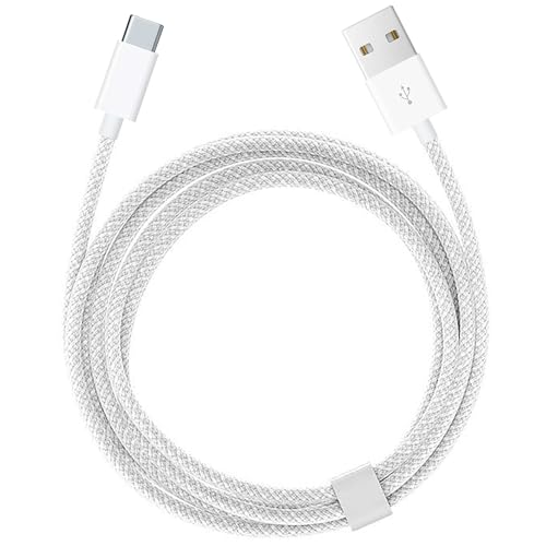10FT iPhone 16E/15/16 Woven Cable for iPhone 16E(SE4), 15/16 Pro Max, 15/16 Plus Cable, USB C to USB C for AirPods 4, AirPods Pro (2nd Gen), TV Siri Remote, 4K Remote 3rd Gen, TV 4th Gen Charger Cable – Enhanced Compatibility and Speed