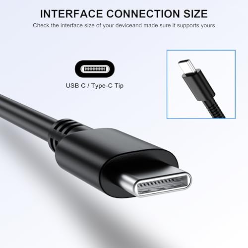 IEFUU 65 W USB-C Fast Charging Adapter for Dell Laptops | Universal Compatibility for XPS, Chromebook, Latitude Series | High-Speed Power Delivery with Multiple Output Options | Durable Replacement Charger with 12-Month Warranty and 24/7 Support | Ideal for Professionals and Students Seeking Reliable Power Solutions
