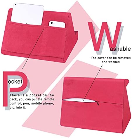Elevate Your Viewing Experience with the Soft Blues Adjustable Pillow Stand: Ultimate Hands-Free Comfort for Tablets, E-Readers, and Smartphones – Perfect for Cozy Couch or Bedtime Use with Convenient Storage Pocket and Customizable Angles for Optimal Relaxation