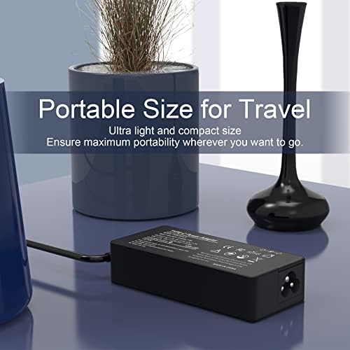 High-Speed USB C Laptop Charger – 65 W & 45 W Replacement for Dell, HP, Lenovo, Asus, Acer, Razer Blade, Mac Book & Samsung – Universal Compatibility & Fast Charging AC Adapter with Power Cord for Efficient Performance Across Multiple Devices