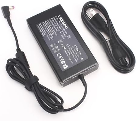 Ultimate 135 W AC Power Adapter for Acer Nitro 5 Series Gaming Laptops – High-Efficiency 19 V 7.1 A Charger Compatible with AN515 & A715 Models | Smart Safety Technology with CE/FCC/ROHS Certification | Durable 5.5 mm x 1.7 mm Connector | Optimal Performance for Gamers & Professionals | Advanced Overcurrent & Overheat Protection for Reliable Charging | Premium Quality Built to Last with High-Density Cable Design | Hassle-Free 30-Day Refund Policy & 24/7 Customer Support | Engineered for Seamless Integration with Your Acer Nitro 5 Experience