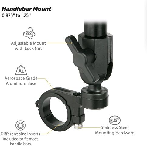 SCOSCHE PSM11007 Terra Clamp Magic Mount Pro – Versatile Magnetic Phone Holder for Cars and Powersports, Effortless 360-Degree Rotation, Universal Compatibility, and Quick Installation for Enhanced Navigation Experience