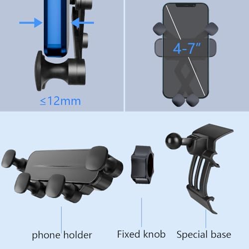 Car Phone Holder Mount for Mazda CX-90 2024 2025, CX-70 2025 Auto Accessories Interior Decoration Mobile Cell Smartphone Bracket – Enhanced Compatibility and Speed