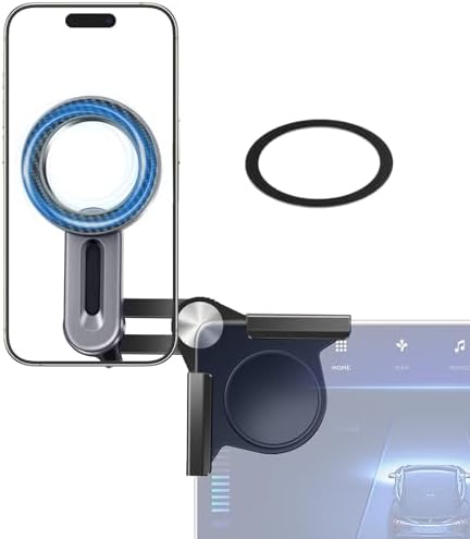 Upgrade Your Tesla Experience with the EEEKit Magnetic Phone Holder – Premium Mag Safe-Compatible Dashboard Mount for Model 3, Model Y & Cybertruck – Effortless No-Glue Installation, Unmatched Stability, and Versatile Viewing Angles – Perfect Blend of Aesthetic and Utility for Safe Navigation and Hands-Free Convenience