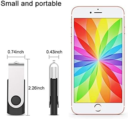 JUANWE 10-Pack 2 GB USB Flash Drives – Reliable Portable Memory with 360° Swivel Design for Effortless Data Management – Ideal for Computers, Cars & On-the-Go Storage – Durable USB 2.0 Thumb Drives for Quick File Transfers and Backup Solutions