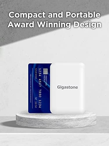 Gigastone 5000 m Ah Magnetic Wireless Power Bank – Ultimate Portable Charger with Type-C Fast Charging for i Phone 12/13/14/15 – Effortless Magnetic Alignment and Lightweight Design for On-the-Go Charging Solutions