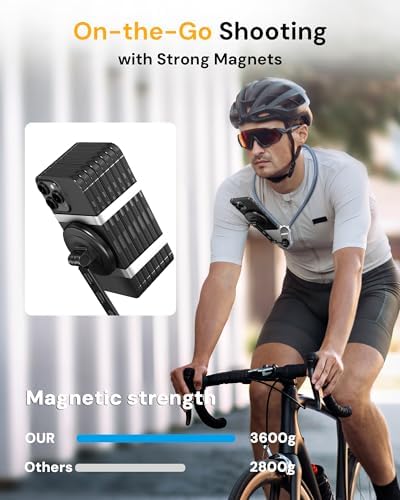 Revolutionize Your Content Creation with Our Adjustable Magnetic Neck Phone Holder – Hands-Free POV/Vlog Filming for i Phone & Android, 650 mm Versatile Neck Mount for Cooking, Riding, and Outdoor Adventures, Essential Accessory for Creative Innovators