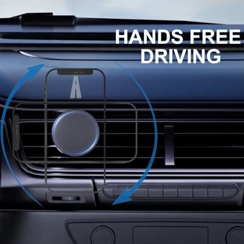 Sticky Magnetic Wall Holder for iPhone Magsafe, Wall Mount, Cradle for iPhone 15/14 / 13/12, pro, Mini, Pro Max, Pack of 2, with Metal Ring use for Android Phones – Enhanced Compatibility and Speed