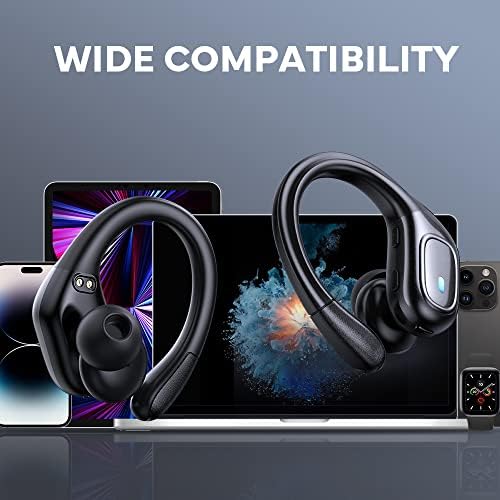 Revolutionary Wireless Earbuds with Bluetooth 5.3 Technology – 75-Hour Playtime, IPX7 Waterproof, and CVC 8.0 Noise Cancellation for Superior Sound Quality and Comfort – Ideal for i Phone & Android Users Seeking Music Freedom and Call Clarity