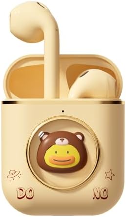 Black Panda Wireless Earbuds – Stylish Bluetooth 5.4 Sports Headphones with IPX4 Waterproof Technology, Perfect for Active Lifestyles, Travel, and School – Ideal for All Ages with Built-in Mic for Hands-Free Calls and Comfort Fit