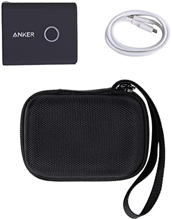 Khanka Protective Hard Case for Anker 45 W Wall Charger & 20 W Portable Charger – Ultimate Travel Companion for Anker 521 Power Bank (Power Core Fusion) – Lightweight Shockproof Design, Modern White Finish, Secure Zipper Closure for Enhanced Portability and Device Safety