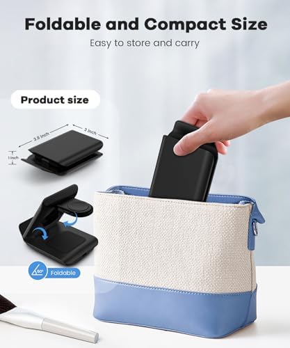 Ultimate Fast Wireless Charging Station for Samsung Galaxy Z Flip Series & Motorola Razr+ – 2-in-1 Foldable Travel Charger with PD 20 W Adapter, Sleek White Design for On-the-Go Convenience – Enhanced Speed & Compatibility for Modern Lifestyles