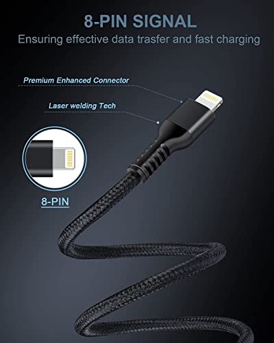 6 FT Samsung Fast Charging Cable (5 Pack) – Universal USB C to C Cord for i Phone 16 Series & Galaxy S25 Ultra – Durable Nylon Braided Design for Quick and Reliable Charging in Car and Home – Enhanced Compatibility with Pro, Max Models & More