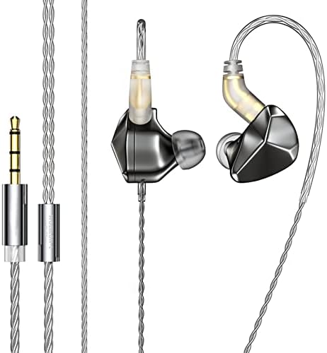Transform Your Listening Journey with keephifi BLON BL-T3 High Fidelity In-Ear Monitors – Premium 11 mm Copper Clad Diaphragm for Deep Bass and Crystal Clear Vocals, Ergonomically Crafted for All-Day Comfort, Perfectly Suited for Sports, Gaming, and Music Enthusiasts, Enhanced Device Compatibility Featuring Built-in Mic for Effortless Hands-Free Communication – Lightweight Yet Durable Design to Complement Your Active Lifestyle