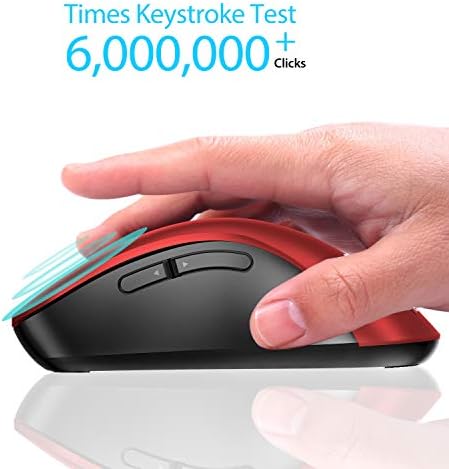 Upgrade Your Workflow with the Memzuoix 2.4 G Wireless Mouse – Ergonomic and Portable 1400 DPI USB Mouse for Laptop, PC & Desktop | 5 Customizable Buttons for Ultimate Control | Ideal for Professionals and Casual Users Alike