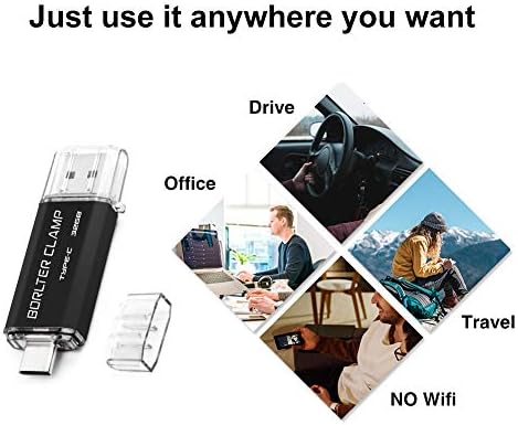 High-Speed 512 GB Dual Port USB 3.0 Type C Flash Drive – Versatile OTG Memory Stick for Android Smartphones & PCs, Compatible with Samsung Galaxy S10/S9/S8/Note 9, LG, Google Pixel – Compact & Stylish Red Design for Effortless File Transfers