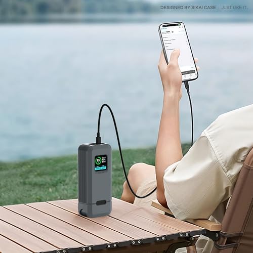 Premium Silicone Protective Case for Anker Prime 12,000 m Ah 130 W Power Bank – Lightweight Dustproof Design with 1/4-inch Mounting Hole and TF/SM Card Storage – Optimal Portability for Daily Use and Camera Charging – Snug Fit for Unobstructed Display and Easy Cleaning – Essential Accessory for On-the-Go Power Solutions