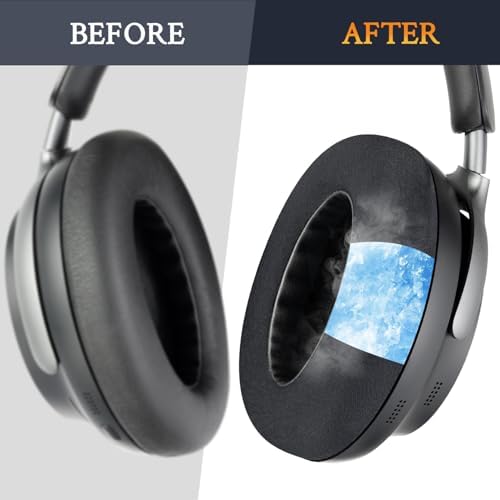 Transform Your Listening with SOULWIT Cooling Gel Replacement Earpads for Bose QC Ultra Wireless Headphones – Unmatched Comfort, Breathable Ice Silk Fabric, and Superior Noise Cancellation for Long-Lasting Enjoyment – Easy Installation and Sleek Black Design