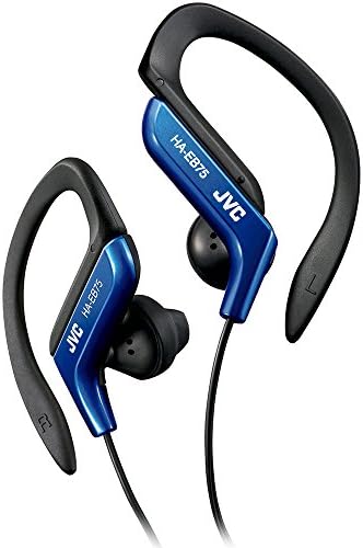 JVC HAEB75 R Sports Clip Earbuds – Lightweight, Splash-Proof, and Secure Fit for Active Lifestyles – Perfect Sound Quality for Workouts and Outdoor Adventures – Enhanced Compatibility with Smartphones and Tablets