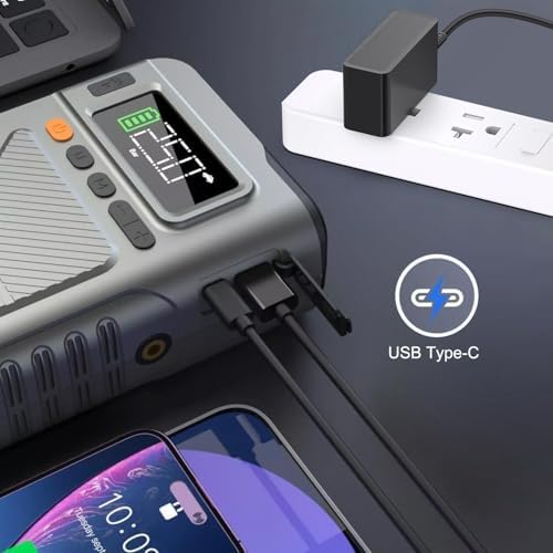High-Performance 27 W USB-C Charger with Cable for DJI Osmo Action 4, eero 6 Wi-Fi Systems, and Yaber Jump Starters – Reliable, Durable Power Solution for Ultimate Charging Efficiency on the Go