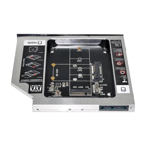 Maximize Your Laptop’s Performance with the Chenyang 9.5 mm M.2 NGFF/m SATA to SATA 2 nd SSD HDD Caddy – Effortless Upgrade for Enhanced Storage Capacity and Speed!