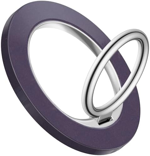 Discover the GVIEWIN Magnetic Phone Ring Holder: A Cutting-Edge 360° Rotatable Kickstand for Mag Safe Devices – Perfectly Tailored for i Phone 16 Pro Max/Plus, 15, 14, and 13 (Elegant White Finish) – Unmatched Stability and Hands-Free Viewing Experience Upgrade your smartphone usage with this premium accessory that not only enhances grip but also transforms your device into a versatile stand for effortless video calls and streaming. Featuring a robust magnetic attachment for secure hold, this stylish phone ring holder is engineered for seamless integration with Mag Safe technology. Experience the freedom of adjustable angles, allowing for convenient portrait or landscape modes, perfect for navigation or entertainment on-the-go. Its sleek white design not only ensures durability but adds a sophisticated touch to your device. Elevate your everyday smartphone experience with the GVIEWIN Magnetic Phone Ring Holder – where functionality meets elegance.