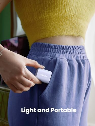 Ultra-Fast UGREEN 30 W USB C Charger – Foldable Ga N Power Adapter for i Phone 16/15/14/13 & Galaxy S25/S24/S23 – Compact Wall Charger with Programmable Power Supply for Optimal Charging Performance – Perfect for Travel & Everyday Use