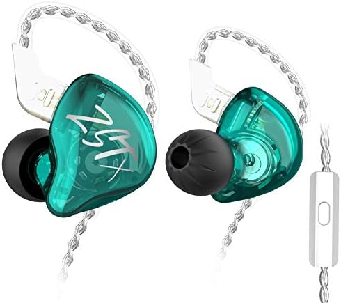 Kinboofi KZ ZSTX High-Fidelity In-Ear Monitor Headphones with Hybrid Driver Technology – Premium 1 BA 1 DD Wired Earbuds in Stunning Purple, Detachable Cable for Enhanced Versatility and Comfort, Ideal for Audiophiles and Gamers Seeking Superior Sound Quality