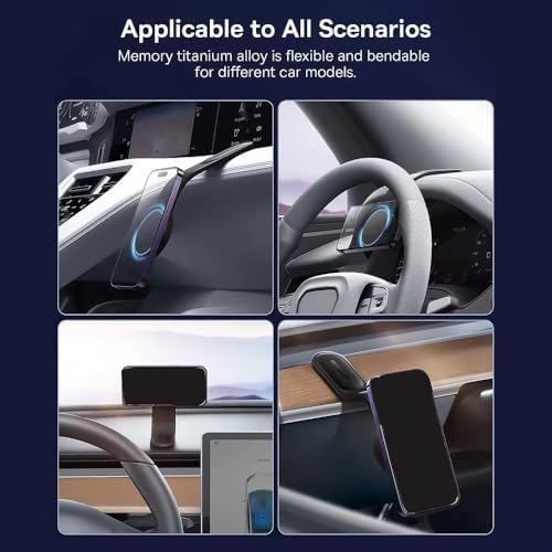 Hands Free Foldable Magnetic Stand Rotation car Dashboard Stand 360 Degree 15W Fast Charge Phone Holder Wireless Charging car Mount – Enhanced Compatibility and Speed