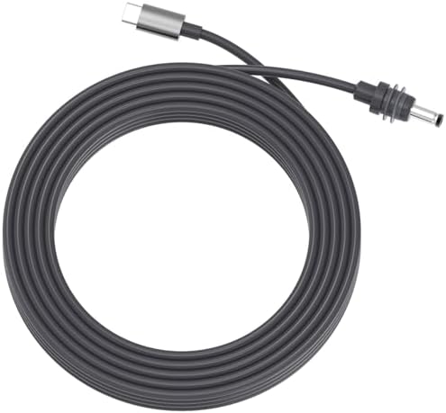 Starlink Mini USB-C to DC Power Cable – 18 AWG 100 W Waterproof Charging Solution, 5 M Length for Optimal Device Compatibility and Fast Performance, Ideal for 65 W+ PD Sources, Durable and Weather-Resistant Design for Reliable Outdoor Use