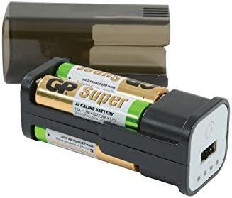 ADCB POW1 Emergency USB Power Bank – Compact USB Charger with 4 AA Battery Compatibility for Smartphones and Tablets – Ultimate Portable Charging Solution for Apple and Android Devices – Fast Charging with LED Status Indicator – Ideal for Travel and Outdoor Adventures