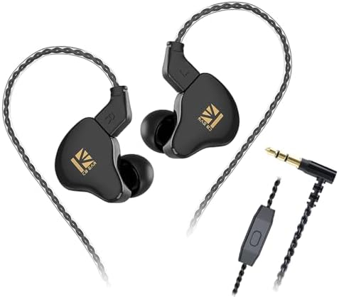 Elevate Your Audio Experience with QKZ-ODIN High-Fidelity Gaming Earbuds – Premium Wired In-Ear Monitors Featuring Enhanced 10 mm Dynamic Driver for Rich Deep Bass and Crystal-Clear Sound | Customizable Detachable Cable for Personalized Use | Perfectly Designed for Gaming, Music Enthusiasts, and Conference Calls – Ultra-Lightweight Ergonomic Build for All-Day Comfort and Enhanced Focus