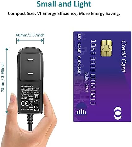 Universal 24 V 1.5 A AC Adapter with 10 Interchangeable DC Plugs – The Ultimate Power Solution for Ride-On Toys, Massage Guns, and LED Strip Lights – Reliable Fast Charging with Overload Protection and Compact Design for Convenience